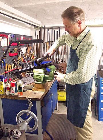 Büchsenmacher Lemgo Kratz Werkstatt Jagdwaffen Reparatur Büchsenmacher Meister